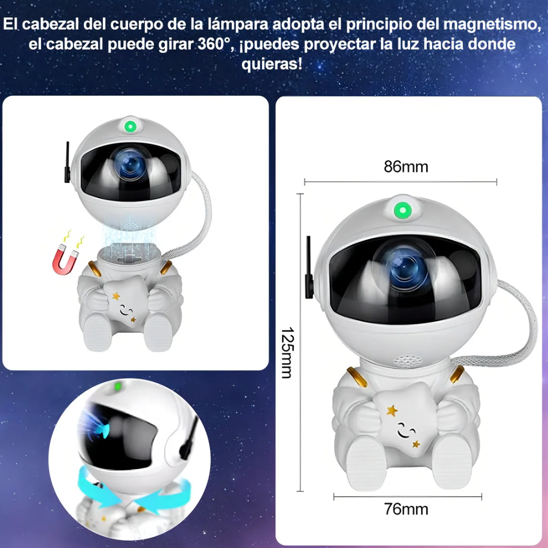 Mini Astronauta Proyector Estrellas
